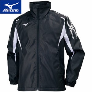 ミズノ MIZUNO メンズ レディース トレーニングウェア ジャケット MC ブレスサーモウォーマーシャツ ブラック×ホワイト 32JE7550 09