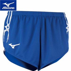 ミズノ MIZUNO メンズ 陸上ウェア ショートパンツ レーシングパンツ サーフブルー×ホワイト U2MB8050 25 陸上競技 ランニングウェア