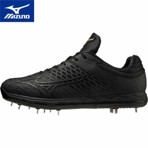 ミズノ MIZUNO メンズ レディース 野球 スパイク グローバルエリート スピードレボエース エリート ブラック×ブラック 11GM2210 00