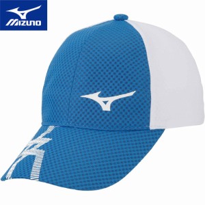 ミズノ MIZUNO メンズ レディース トレーニングウェア 帽子 ソーラーカットキャップ ブルー 32JW2106 25 スポーツ 紫外線対策