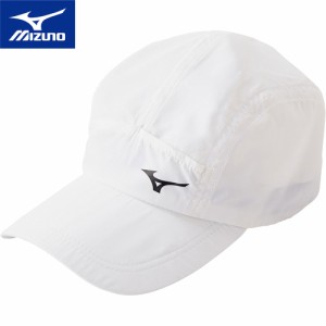 ミズノ MIZUNO メンズ レディース ランニングウェア 帽子 洗えるランニングソフトキャップ ホワイト J2MW1510 01 ランニング ジョギング