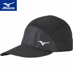 ミズノ MIZUNO メンズ レディース ランニングウェア 帽子 洗えるランニングソフトキャップ メッシュ ブラック J2MW2001 09 ランニング