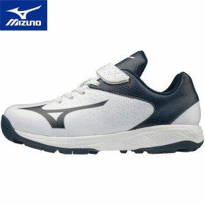 ミズノ MIZUNO キッズ 野球 トレーニングシューズ セレクトナイントレーナー2 CR ホワイト/ネイビー 11GT1924 14 SELECT 9 TRAINER2 CR