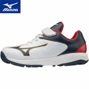 ミズノ MIZUNO キッズ 野球 トレーニングシューズ セレクトナイントレーナー2 CR ホワイト/ネイビー/ゴールド 11GT1924 42 SELECT 9