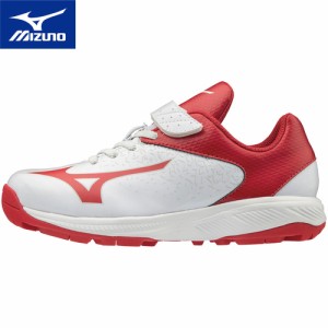 ミズノ MIZUNO キッズ 野球 トレーニングシューズ セレクトナイントレーナー2 CR ホワイト/レッド 11GT1924 62 SELECT 9 TRAINER2 CR