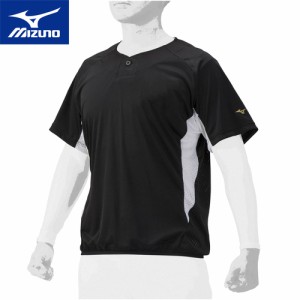 ミズノ MIZUNO メンズ レディース 野球ウェア ユニフォームシャツ ミズノプロ ビートアップ ブラック×ホワイト 12JC2X01 09 野球