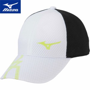 ミズノ MIZUNO メンズ レディース トレーニングウェア 帽子 ソーラーカットキャップ ホワイト 32JW2106 01 スポーツ 紫外線対策