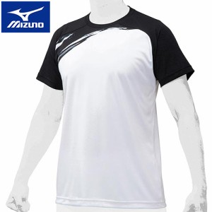 ミズノ MIZUNO メンズ レディース 野球ウェア 練習用シャツ ミズノプロ グラフィックTシャツ ブラック 12JA0T04 09 BBシャツ ウェア
