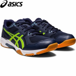 アシックス asics メンズ レディース バレーボールシューズ ゲルロケット 10 ミッドナイト/ハザードグリーン 1073A047 408 GEL-ROCKET