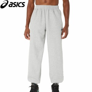 アシックス asics メンズ レディース スウェットパンツ グレー杢 2063A322 020 ロングパンツ スウェット スポーツウェア バスケ