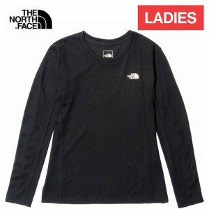 ザ・ノース・フェイス ノースフェイス レディース 長袖Tシャツ オルタイムウォームクルー ブラック NTW62205 K Altime WARM Crew