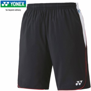 ヨネックス YONEX メンズ レディース テニスウェア ゲームパンツ ユニハーフパンツ ブラック 15125 007 ハーフパンツ ショートパンツ
