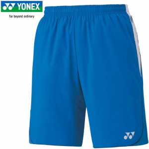ヨネックス YONEX メンズ レディース テニスウェア ゲームパンツ ユニハーフパンツ ブラストブルー 15125 786 ハーフパンツ