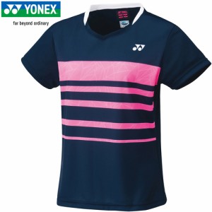 ヨネックス YONEX レディース ゲームシャツ ネイビーブルー 20666 019 半袖 トップス Tシャツ 試合 テニス バドミントン