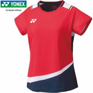 ヨネックス YONEX レディース ウィメンズゲームシャツ ルビーレッド 20685 338 テニス バドミントン 半袖シャツ 半袖トップス