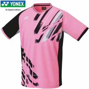ヨネックス YONEX メンズ メンズゲームシャツ フィットスタイル ライトピンク 10446 454 バドミントンウェア トップス 試合 練習