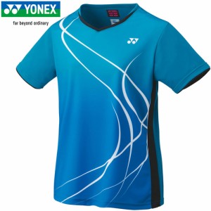 ヨネックス YONEX レディース ウィメンズゲームシャツ ティールブルー 20671 817 バドミントンウェア 半袖トップス 試合 練習 部活