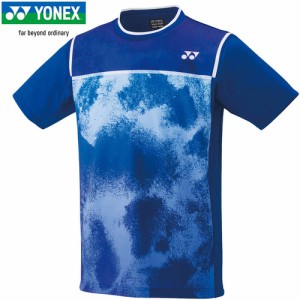 ヨネックス YONEX メンズ レディース ユニゲームシャツ フィットスタイル ミッドナイトネイビー 10528 472 半袖シャツ ユニフォーム