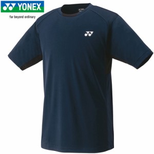 ヨネックス YONEX メンズ レディース ユニゲームシャツ ネイビーブルー 10810 019 半袖シャツ ユニフォーム テニスウェア バドミントン