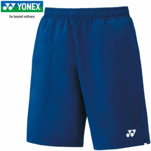 ヨネックス YONEX メンズ レディース ユニハーフパンツ サファイアネイビー 15134 512 短パン 半ズボン テニスウェア 試合 練習 ボトムス