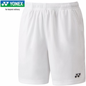 ヨネックス YONEX レディース ウィメンズニットハーフパンツ ホワイト 25068 011 短パン 半ズボン テニスウェア バドミントン 試合 練習