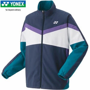 ヨネックス YONEX メンズ レディース テニスウェア ジャケット ユニウラジツキウォームアップシャツ ネイビーブルー 50143 019