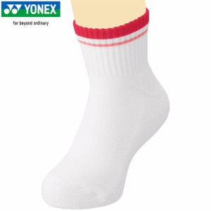 ヨネックス YONEX キッズ ジュニアアンクルソックス サンセットレッド 19197J 496 スポーツソックス 靴下 くつした