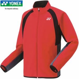 ヨネックス YONEX キッズ テニスウェア ジャケット ジュニアニットウォームアップシャツ サンセットレッド 50139J 496 長袖ジャケット