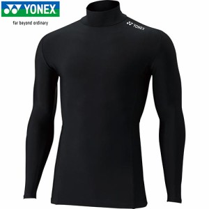 ヨネックス YONEX メンズ レディース テニスウェア ゲームシャツ ハイネック 長袖シャツ ブラック STBF1015 007 アンダーウェア