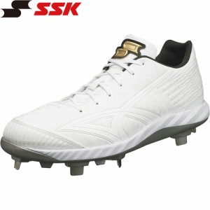 エスエスケイ SSK 野球 スパイク プロエッジMT-LW-R ホワイト×ホワイト ESF3220LWF 1010 白スパイク 一般 野球シューズ 金具 靴 くつ