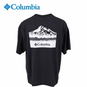 コロンビア Columbia メンズ コールドベイダッシュショートスリーブTシャツ ブラック/マウンテングラフィック PM0920 011 Cold Bay