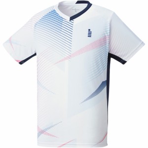 ゴーセン GOSEN キッズ ゲームシャツ ホワイト T2300 30 テニスウェア バドミントンウェア 半袖シャツ トップス ゲームウェア