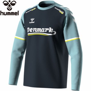 ヒュンメル hummel メンズ レディース HB L/S プラクティスシャツ インディゴネイビー HAP7168 71 2023秋冬モデル ハンドボールウェア