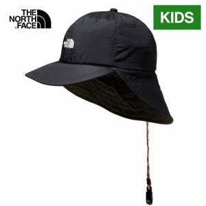 ザ・ノース・フェイス ノースフェイス キッズ 帽子 ポホノサンシールドキャップ ブラック NNJ02102 K Kids’ Pohono Sunshield Cap