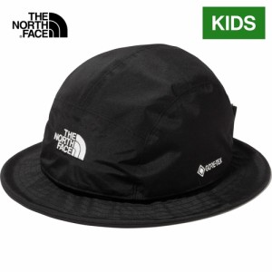 ザ・ノース・フェイス ノースフェイス キッズ 帽子 ゴアテックスハット ブラック NNJ02301 K Kids' GORE-TEX Hat 2023春夏モデル UV