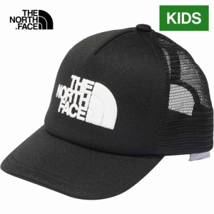 ザ・ノース・フェイス ノースフェイス キッズ 帽子 ロゴメッシュキャップ ブラック NNJ02303 K Kids’ Logo Mesh Cap 2023春夏モデル