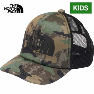 ザ・ノース・フェイス ノースフェイス キッズ 帽子 ロゴメッシュキャップ TNFカモ NNJ02303 TF Kids’ Logo Mesh Cap 2023春夏モデル