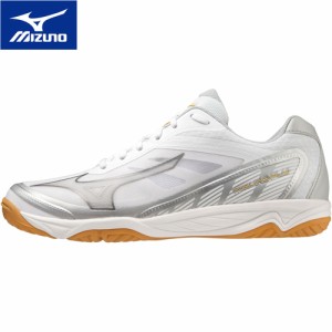 ミズノ MIZUNO メンズ レディース バレーボールシューズ ミズノフライ ホワイト×シルバー×ゴールド V1GA2330 09 靴 くつ 試合 練習