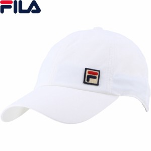 フィラ FILA メンズ レディース テニスウェア 帽子 ユニキャップ ホワイト VM9748 01 キャップ スポーツウェア 部活 バドミントン 硬式