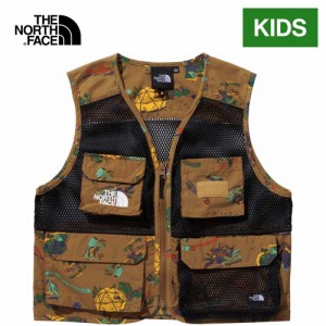 ザ・ノース・フェイス ノースフェイス キッズ アドベンチャーベスト TNFキャンプブラウン NPJ22324 CB Adventure Vest お得