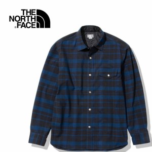 THE NORTH FACE ノースフェイス　ネルシャツ　長袖　ロング　チェック