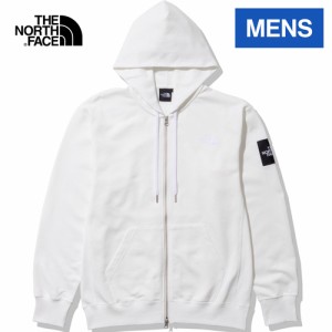 ザ・ノース・フェイス ノースフェイス メンズ パーカー スクエアロゴフルジップ オフホワイト NT12335 OW Square Logo Full Zip