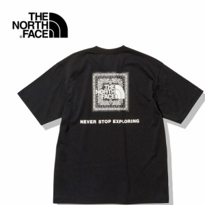 ザ・ノース・フェイス ノースフェイス メンズ Tシャツ ショートスリーブバンダナスクエアロゴティー ブラック NT32349 K S/S Bandana