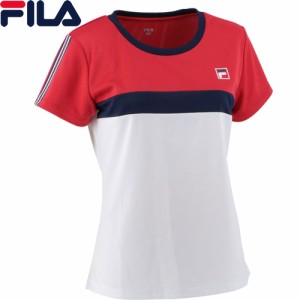 フィラ FILA レディース ゲームシャツ フィラレッド VL7506 11 半袖Tシャツ スポーツウェア テニスウェア トップス