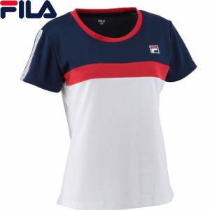 フィラ FILA レディース ゲームシャツ フィラネイビー VL7506 20 半袖Tシャツ スポーツウェア テニスウェア トップス