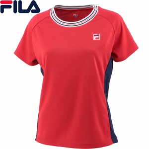 フィラ FILA レディース ゲームシャツ フィラレッド VL7507 11 半袖Tシャツ スポーツウェア テニスウェア トップス