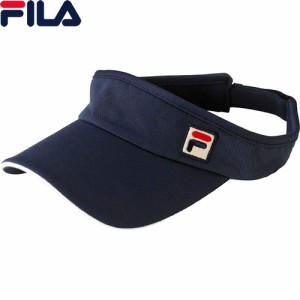 フィラ FILA メンズ サンバイザー フィラネイビー VM9756 20 帽子 無地 スポーツウェア テニスウェア 小物 アクセサリ