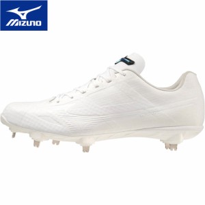 ミズノ MIZUNO メンズ レディース 野球 スパイク ライトレボゼロ2 ホワイト×ホワイト 11GM2316 01 LR ZERO2 野球シューズ 金具スパイク