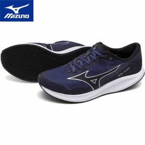 ミズノ MIZUNO メンズ 陸上 スパイク デュエルフラッシュ ワイド ネイビー×シルバー×ブラック U1GD2370 01 DUEL FLASH WIDE