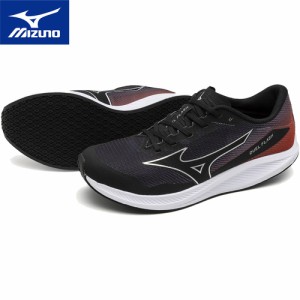 ミズノ MIZUNO メンズ レディース 陸上 スパイク デュエルフラッシュ ブラック×シルバー×レッド U1GD2380 01 DUEL FLASH 陸上シューズ